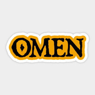 Omen full black Sticker